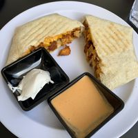 Vegan crunch wrap! Soooooo good highly recommend  at 4th & State in Columbus