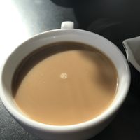 Wonderful coffee with Carmel almond milk  at 4th & State in Columbus