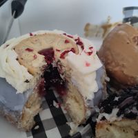 Jammy dodger at Doughnotts in Lincoln