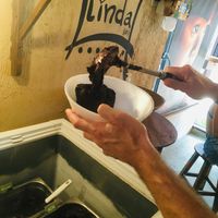 Frozen acai at SOS Açai in Jericoacoara