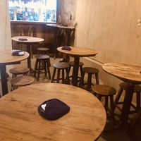 Inside at SOS Açai in Jericoacoara