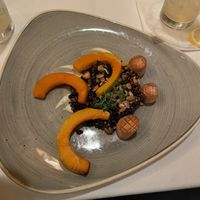 Mushroom “scallop"  at Walt Disney World - Yachtsman Steakhouse in Lake Buena Vista