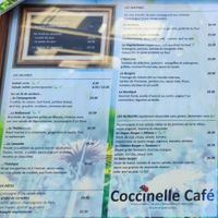 Menu (2024), flower for vegan at Coccinelle Café in Lausanne