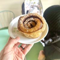 Cinnamon roll  at Ramblers Retreat in Alton
