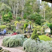 Outdoor seating area  at Ramblers Retreat in Alton