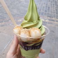 Shiratama Sundae at Tsujiri Matcha House in London