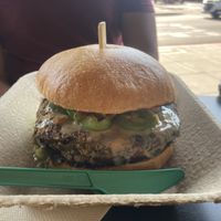 Queso burger  at The Dutch Door in Napa