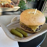 Classic Plant Burgerr  at The Dutch Door in Napa