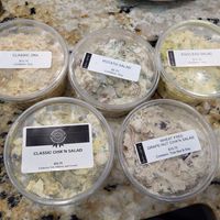 Salads at Sam & Gertie's in Chicago