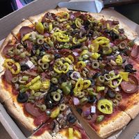 Cheese less supreme   at Belly Busters in Waldo