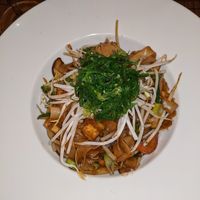 Hoisen tofu stir fry at Lemon Leaf in Prague