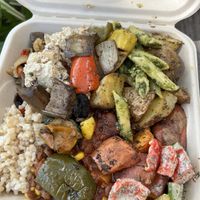 I got food from the buffet bar.   at Down to Earth - Store and Deli in Aiea