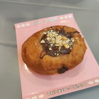 Berlina rellena de "nutella" at Divina Berlina in Tenerife