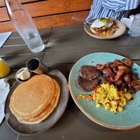 Vegan Bearcat with Vegan Pancakes at Bearcat Cafe - CBD in New Orleans