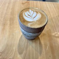 Cappuccino  #Veganuary at Bearcat Cafe - CBD in New Orleans
