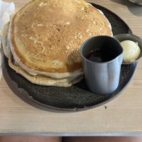 Vegan butter and vegan syrup…yum!  at Bearcat Cafe - CBD in New Orleans