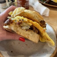 Vegan Biscuit Sandwich  at Bearcat Cafe - CBD in New Orleans