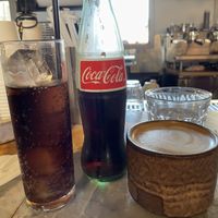 Mexican Coke and oat maple syrup latte   at Bearcat Cafe - CBD in New Orleans
