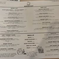 Breakfast Menu at Bearcat Cafe - CBD in New Orleans