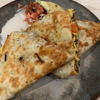 Vegan Quesadillas  at Bearcat Cafe - CBD in New Orleans