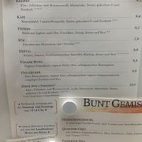 Speisekarte 2 at Quartier Mayence in Mainz