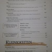 Speisekarte 3 at Quartier Mayence in Mainz