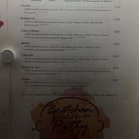 Speisekarte 5 at Quartier Mayence in Mainz