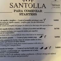 Appetizers at Santolla in Puerto Natales