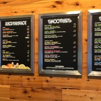 Wall menu at Juice Generation - 9th Ave in New York City
