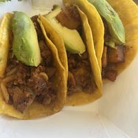 Soyrizo tacos  at Hermosa Brewing Company in Hermosa Beach