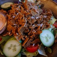 Kebab Salad at Old Corner in Gothenburg
