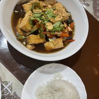 Tofu and vegetables   at Ristorante delle Mitre in Manila