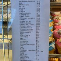 pricing   at Despi Delite Bakery in Everett
