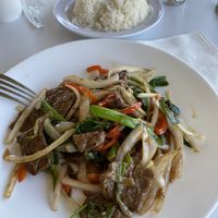 Mongolian dish    at Loving Hut in Houston