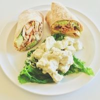 Loving hut wrap at Loving Hut in Houston