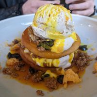 Vegan pancakes at Wilde & Co in Darlinghurst