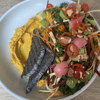 Literally amazing rainbow 🌈 salad   at Wilde & Co in Darlinghurst