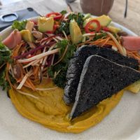 Raw rainbow salad at Wilde & Co in Darlinghurst