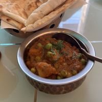 Pea and potato curry  #Veganuary at Accha in Chiang Rai