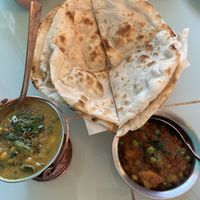 Naan and dishes  #Veganuary at Accha in Chiang Rai