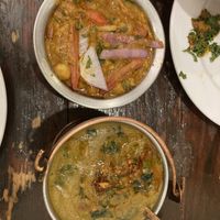 Chana masala and daal   at Accha in Chiang Rai