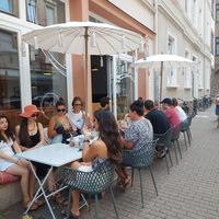 Outside at meiks in Heidelberg