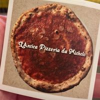 Free stickers! at L'Antica Pizzeria da Michele in Yokohama