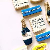 Custom cookie gift for colleagues I worked a project with at Bianca's Vegan Sweets in Tyler