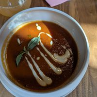 Tomaten-Suppe at Leuchtendroter in Frankfurt