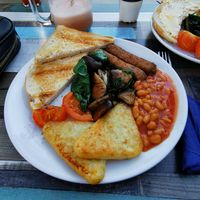 Vegan breakfast at Wild Thyme Cafe in Braunton