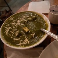 Palak paneer at Cafe Boho in Udaipur