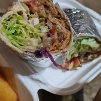 Kebab de seitán at Yecla 33 in Valencia