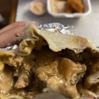 Vegan burritos  at Yecla 33 in Valencia