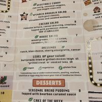 Menu (p. 2) at Pixels Pints & Bytes in Norfolk